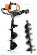 52cc Gas Power One Man Post Hole Earth Soil Auger Digger Free 10" & 6