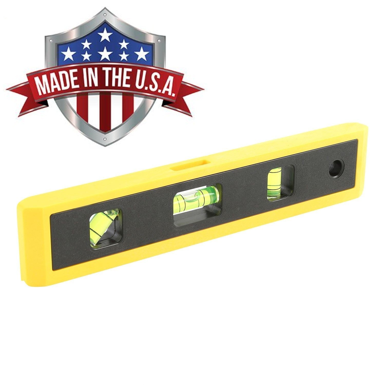 Mayes 9" Torpedo Level w V-Groove Base