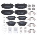 Front Rear L&R Brake Pads Set for Toyota Prius Plug-In 2012-2013 P1184
