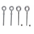 Stainless Steel T316 1/2" X 6" Drop Forged Plain Eye Bolt 2,150 Lbs