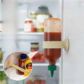 Wall Mounted Organizer Rack Silicone Bottle Holder For Kitchen