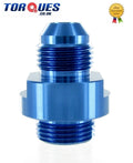 AN-8 (AN8) Crankcase Breather Adapter For Suzuki Bandit M20x1.5 BLUE