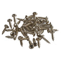 #10 X 3/4" Coarse Deep Thread Phillips Pan Head Screws, Nickel