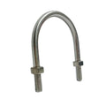 Stainless Steel U Bolt, 3.20"l, 5/16"-18 Thread W/ 2 Hex Nuts,600 Lbs