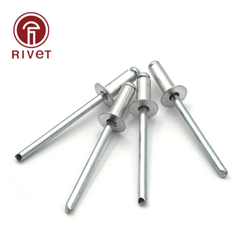 Blind Rivet Aluminum Steel Countersunk Head Open Round Head Fastener Remaches