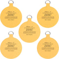 Disc Plate Hangar for Walls - Self Adhesive Plate Holder 5 Pack (4"/100mm)