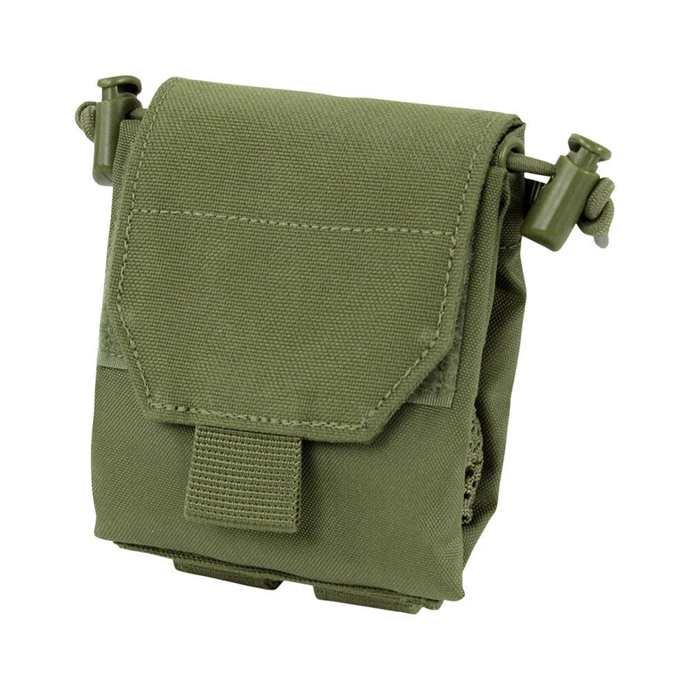 Modular Molle Hook Loop Magazine Micro Dump Bungee Retention Pouch Od