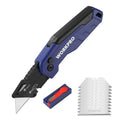 Workpro Heavy Duty Folding Utility Knife Pocket Knife Box Cutter W/13