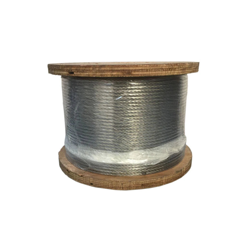 316 Stainless Steel 250 Feet Length 3/16" 1x19 Cable Rail Railing