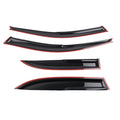 Side Window Rain Deflector Set for Toyota Camry 1997-2001 4PCS Outside Mount