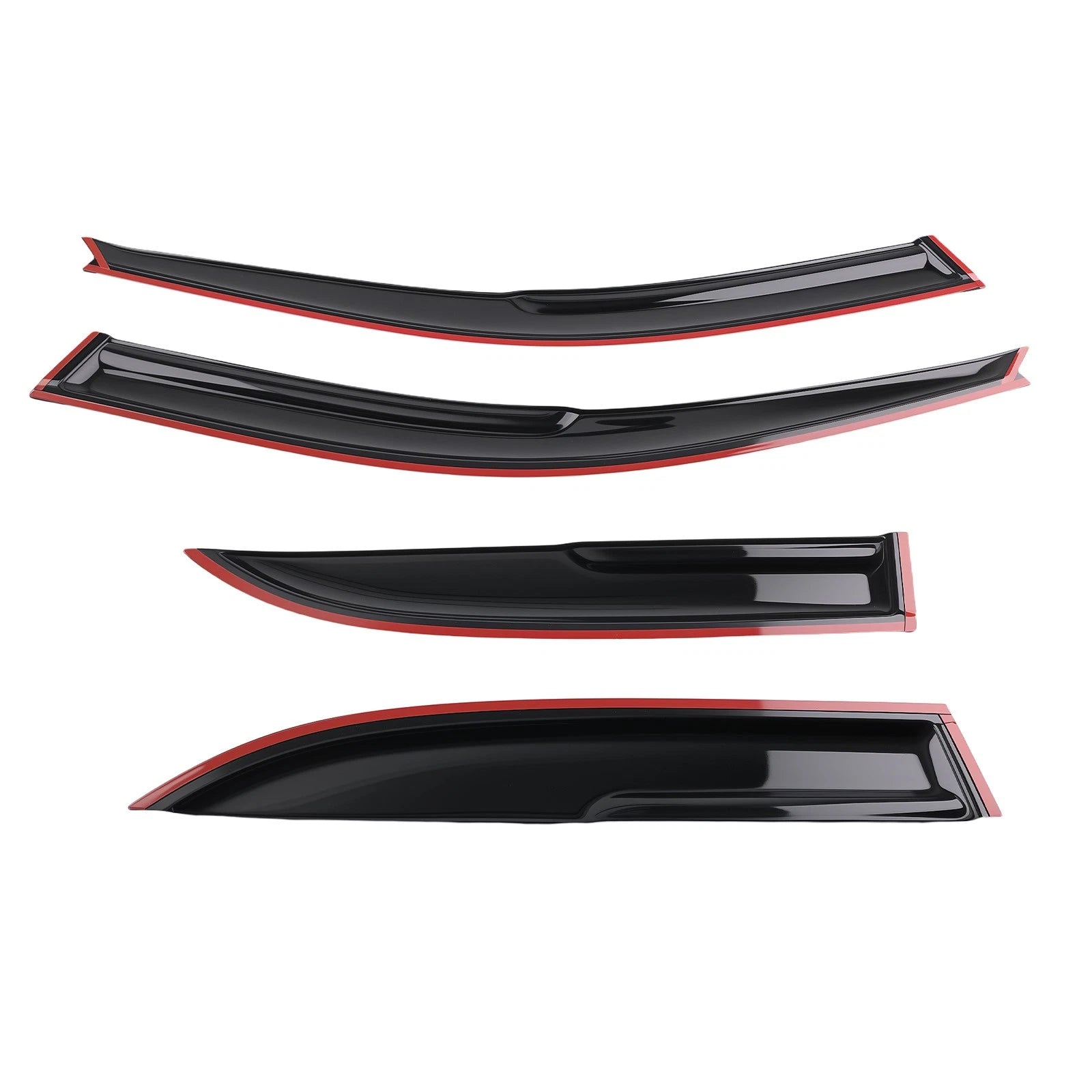 Side Window Rain Deflector Set for Toyota Camry 1997-2001 4PCS Outside Mount