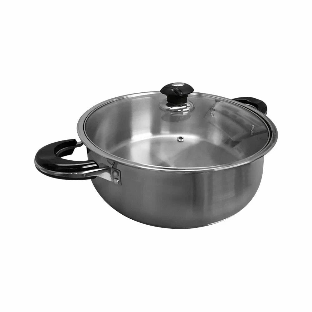 15 Inch Low Pot Cookware High Quality Stainless Steel Pots Pan