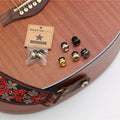 Guitar Strap Locks Locks Pins Mushrooms Heads Secure Screw Ukulele