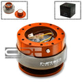 Nrg 6-hole Steering Wheel Orange Quick Release Hub Adapter Gen 2.0