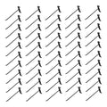 8 Inch Gloss Black Metal Wire Gridwall Hooks Panel Display Hanger