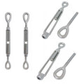 Mil-spec Drop Forged T316 Stainless Steel 1/4" X 4" Eye Eye Turnbuckle