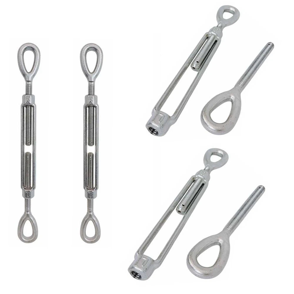 Mil-spec Drop Forged T316 Stainless Steel 1/4" X 4" Eye Eye Turnbuckle