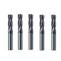 5pcs 1/8" Dia 1-3/4" 4flute Carbide End Mill For All Steel Usa Sell