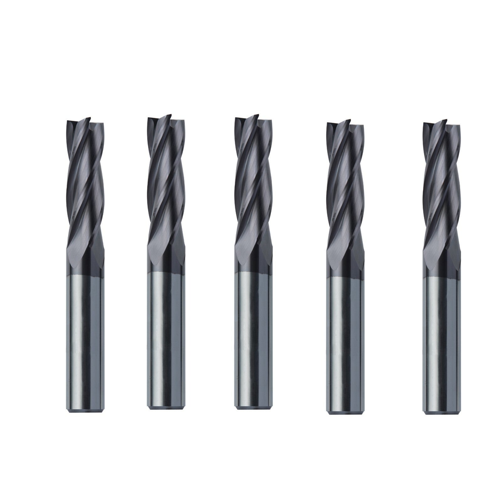 5pcs 1/8" Dia 1-3/4" 4flute Carbide End Mill For All Steel Usa Sell