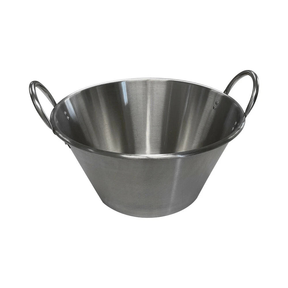 Cazo Stainless Steel 25"w Caso Para Carnitas Widespread Para Carnitas