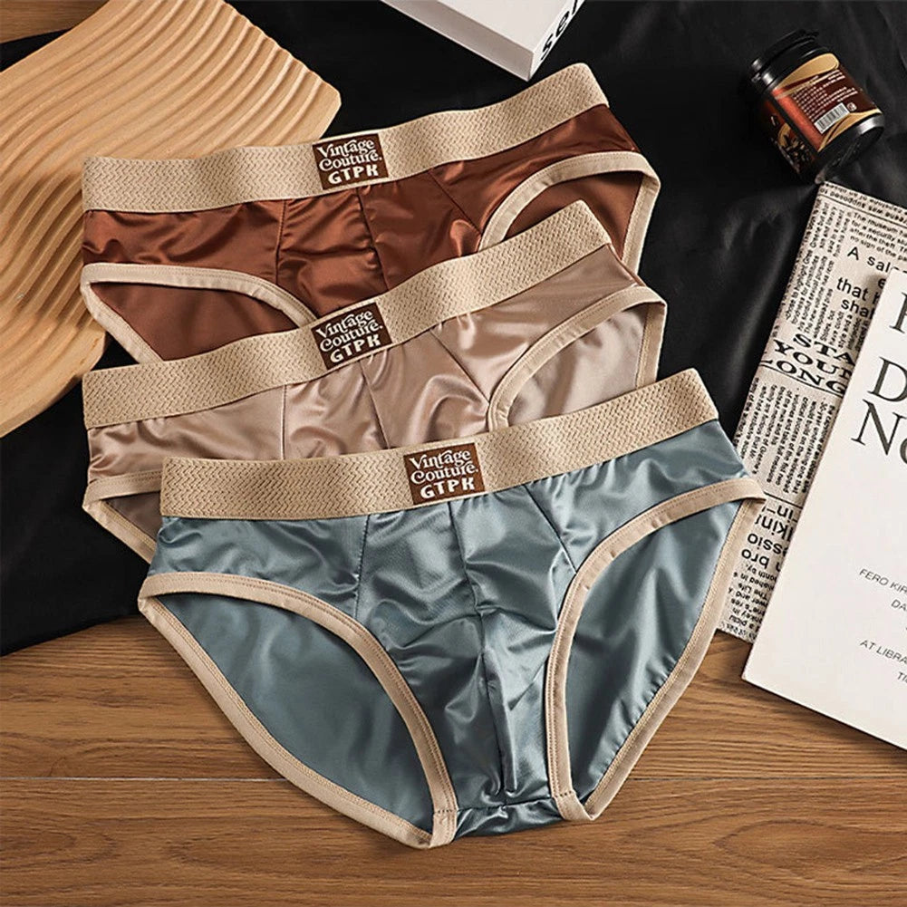Men Underwear Briefs 30% Spandex Material 70% Polyamide Fabric Casual