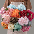 Artificial Hydrangea Bouquet With Realistic Look For Elegant Indoor