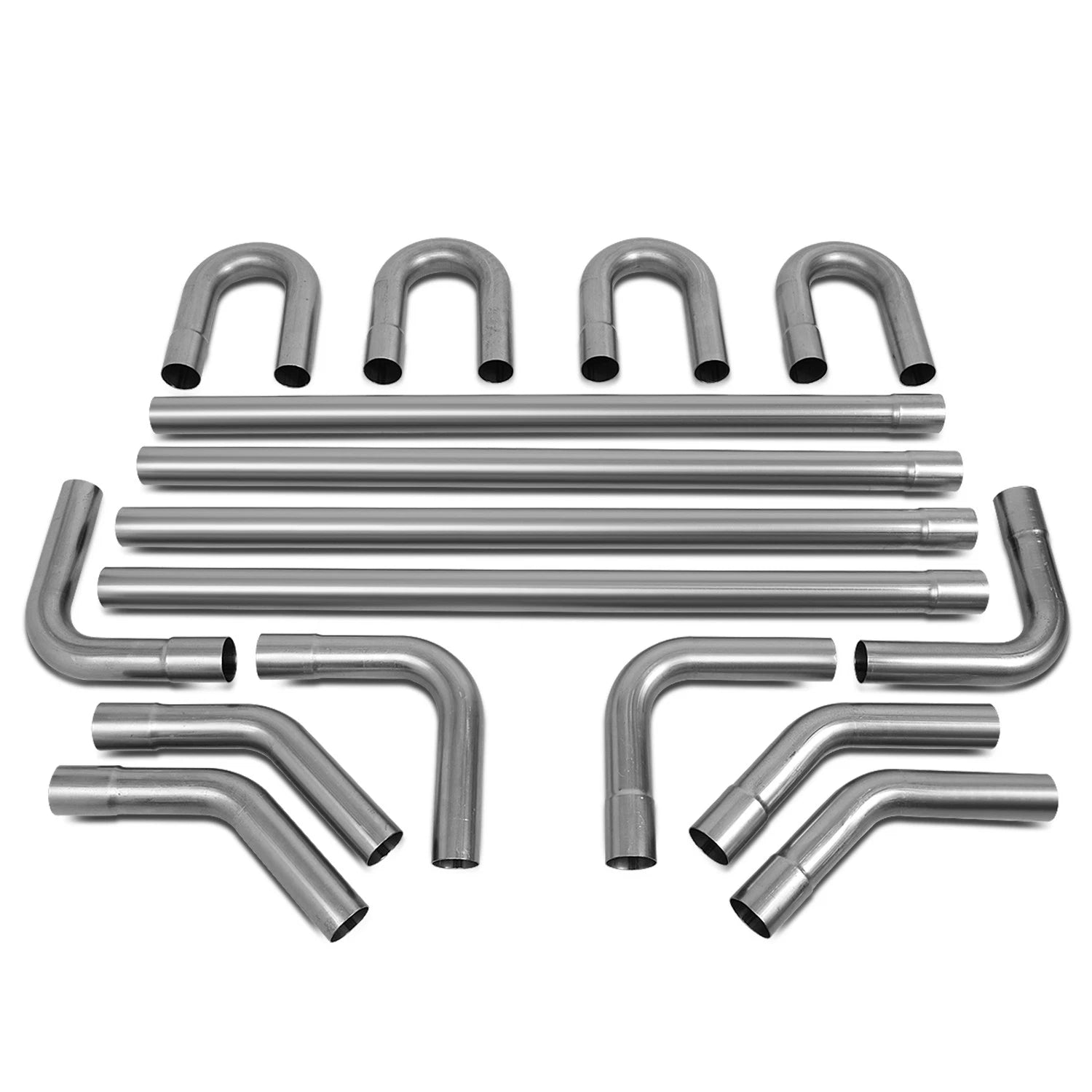 Universal 16-pieces 2.0"od Steel Diy Custom Exhaust | Built Supply Co