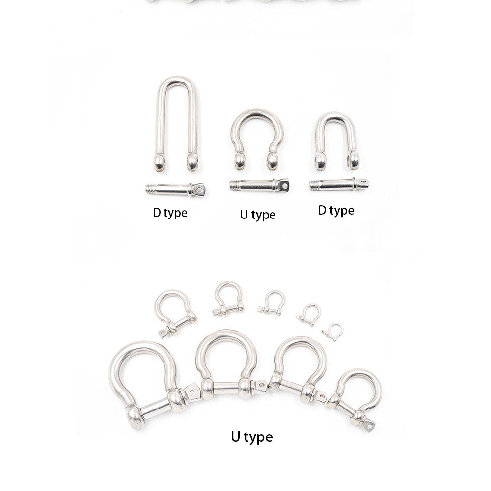 316/304 Stainless Steel D Type Shackle