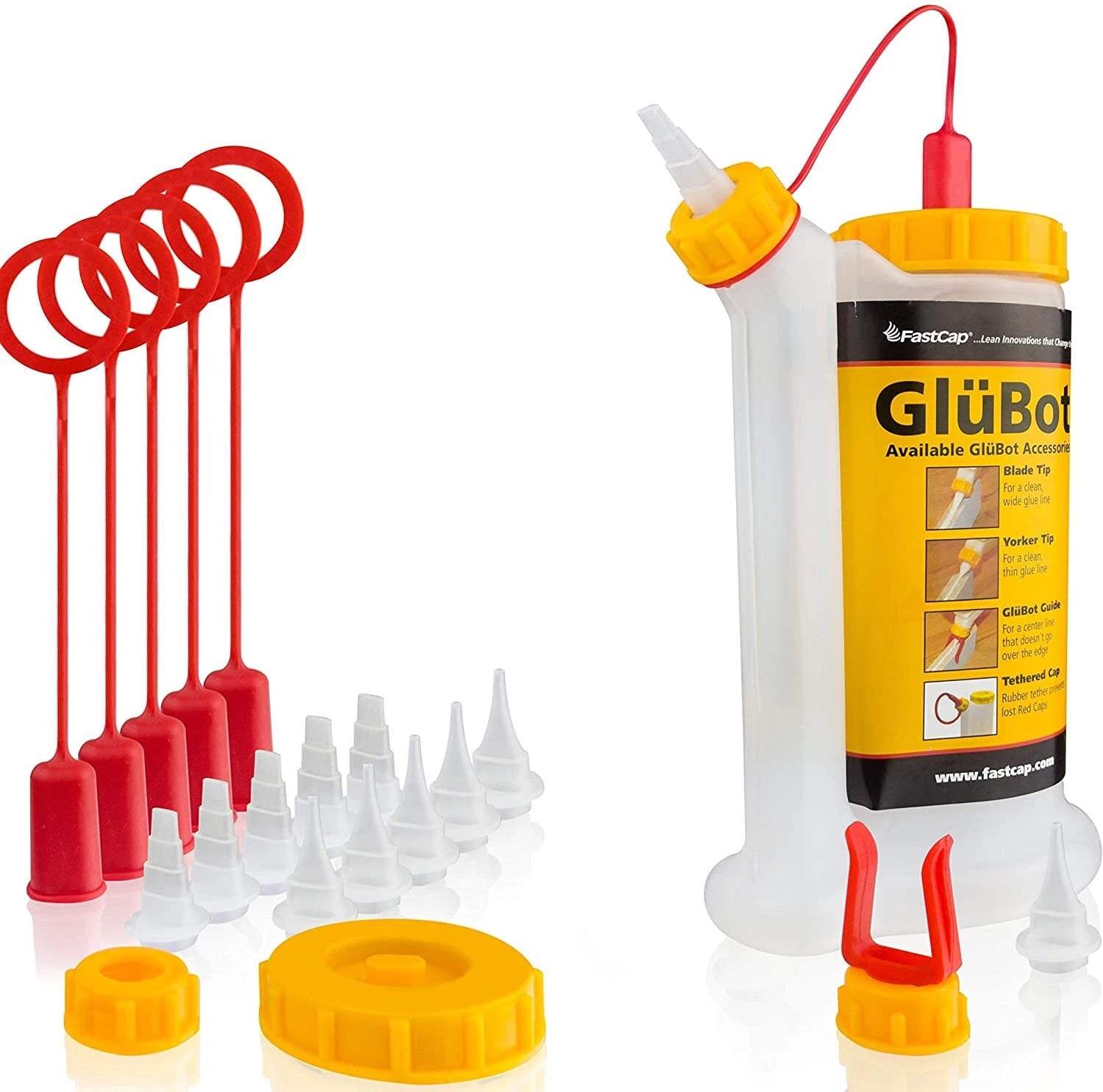 Fastcap Glubot Glue Bottle Dispenser &amp; Accessory Pack 16oz 473ml