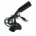 Black Usb Mini Desktop Speech Microphone Stand For Pc Laptop Computer