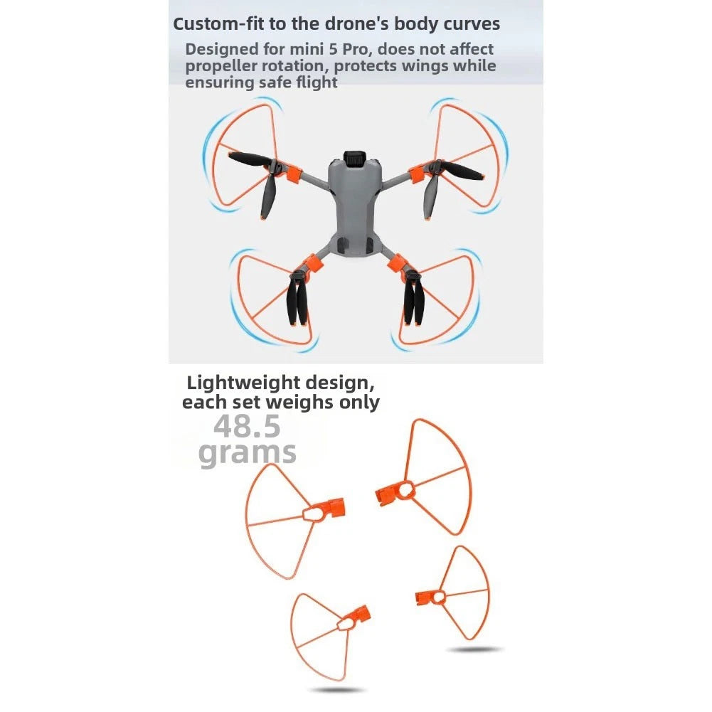 Quick Release Propeller Guard Lightweight Design For Dji For Mini 5pro