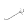 Peg Board Shelving Hooks 1/4 Inch Thick Pegboard Zinc 6 Inch Long