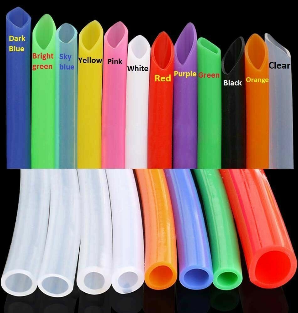 Food Grade Silicone Tube High Temp Hose ID 1-25mm