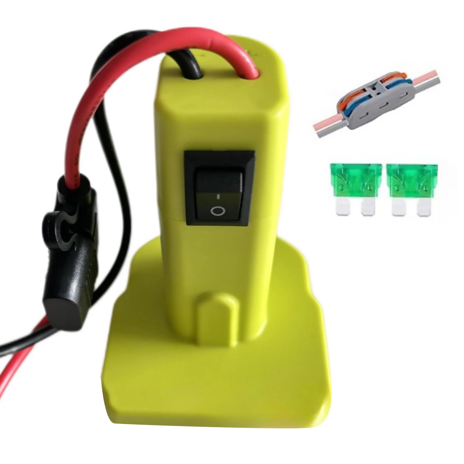 Power Wheel Adapter For Ryobi 18V Battery With 30a Fuse & Wire