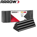 Arrow 200PC Full Size Hot Glue Stick 4"x1/2" Black Glue Gun Stick Hot