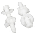 Toilet Seat Bolts Washers Easy Installation Nuts Plastic Screw