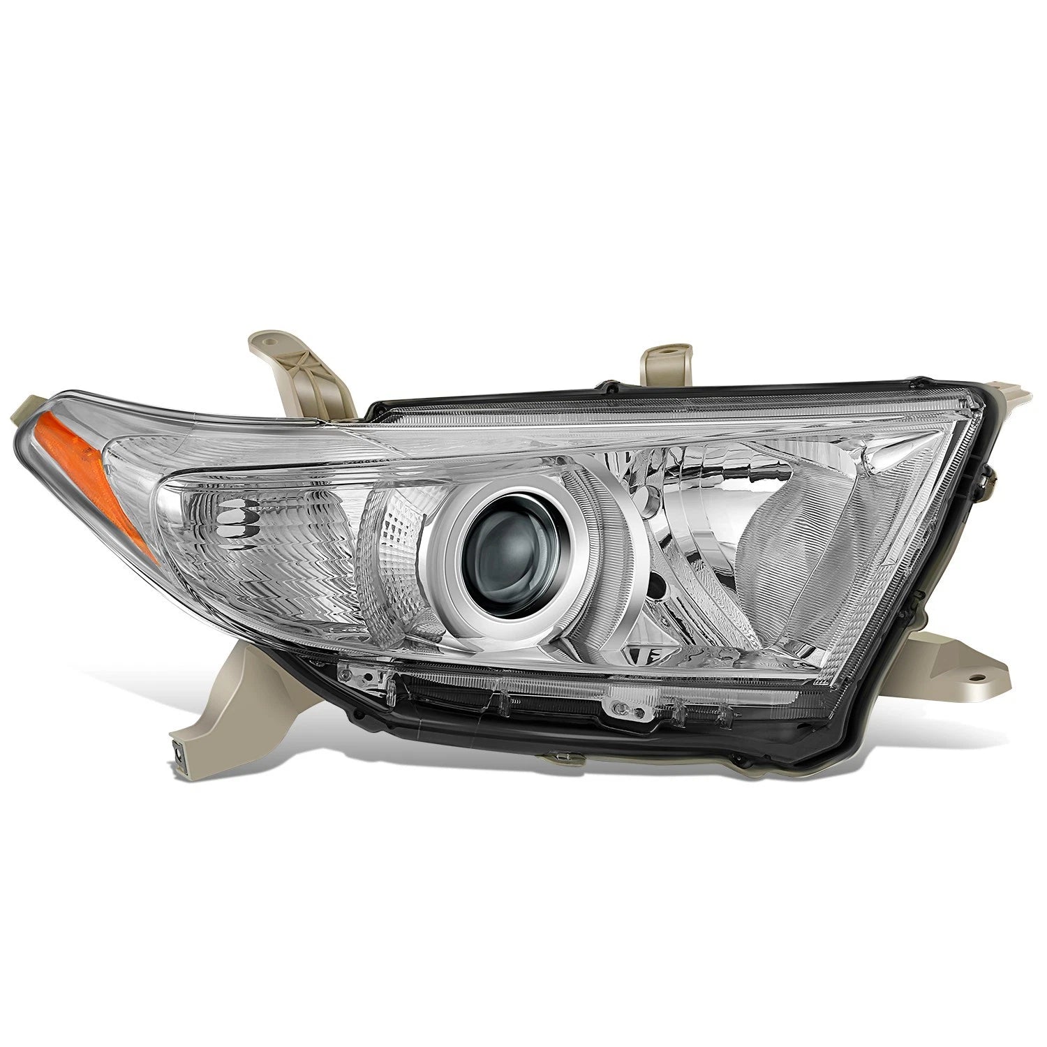 Fit 11-13 Toyota Highlander Chrome Amber Passenger | Built Supply Co