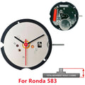 19.4mm 3-hand Quartz Watch Movement With Winding Stem & Battery For
