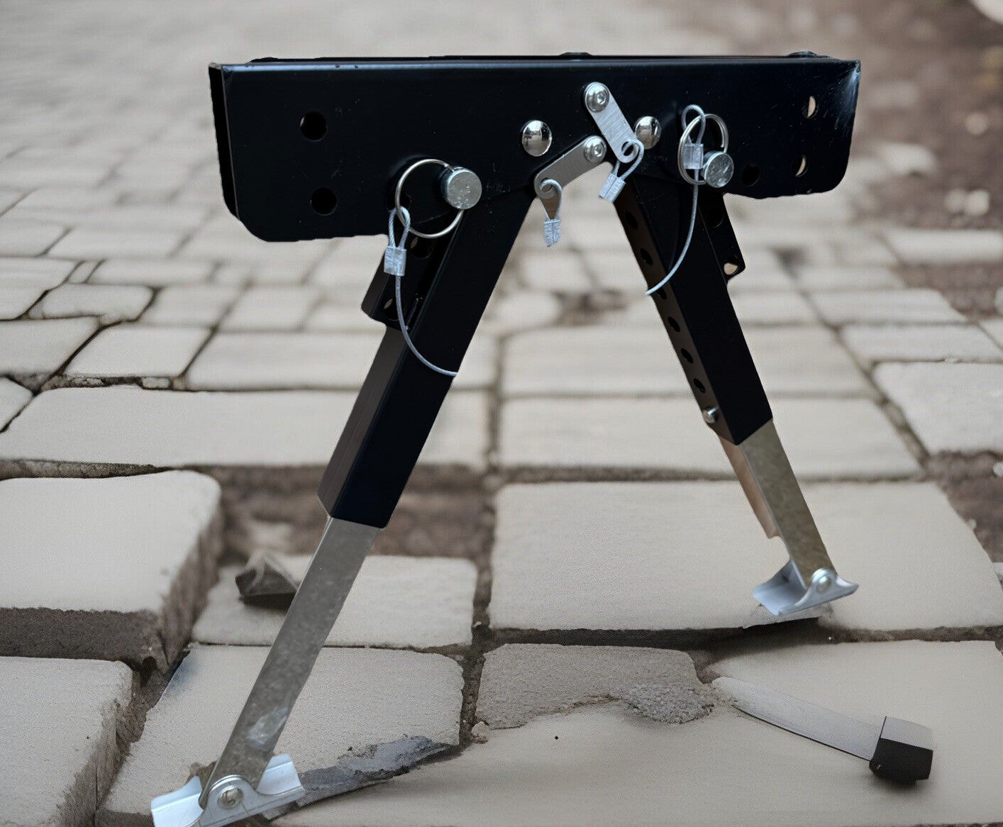 RV Step Stabilizer Kit for Travel Trailers and Motorhomes, Range from 5"-14"