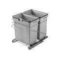 Salice 15" Soft Close Heavy Duty Recycle Waste Trash Pull Out Gray