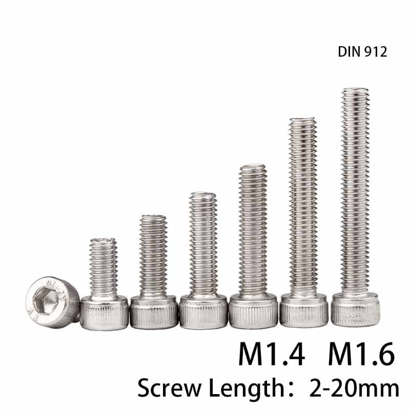 A2 Stainless Steel Allen Bolt Hex Socket Cap Screws