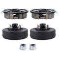 2 Pair Trailer 5 On 4.5" Electric Brake Assembly Hub Drum Kit For