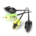 4pack Large Soft Rubber Mouse Fishing Lures Baits Top Water Tackle