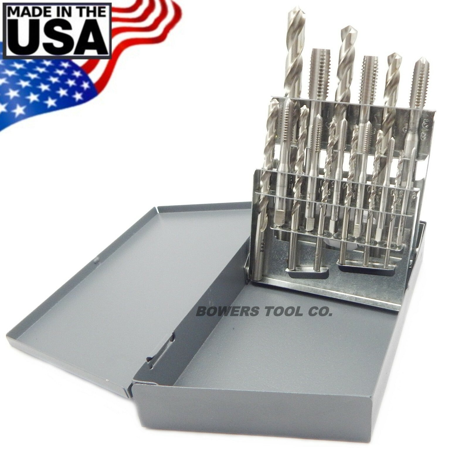 Chicago Latrobe 18pc Hand Tap & Drill Set