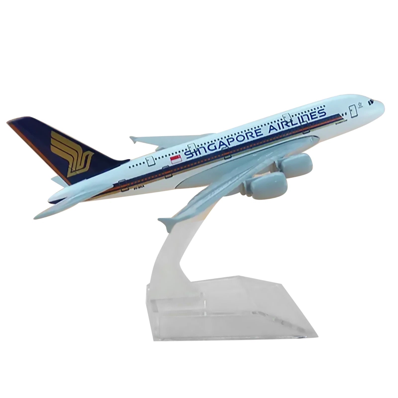 1/400 Scale 16cm Aircraft Singapore A380 Alloy Plane Model Souvenir