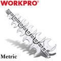 WORKPRO 10-Piece Crowfoot Wrench Set Metric by WORKPRO