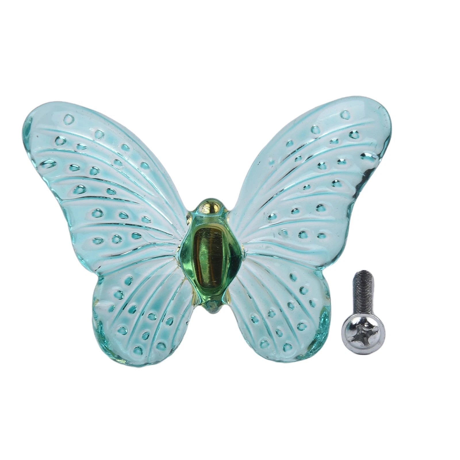 Update Your Home Decor With Clear Butterfly Dresser Pulls Drawer Knobs
