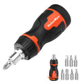 ValueMax 8-in-1 Stubby Ratcheting Screwdriver Multi-Bit