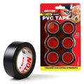 Dekton Black Electrical Tape 6 Rolls