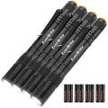 EverBrite 4PCS LED Pocket Pen Light Flashlight Aluminum Flashlight 8